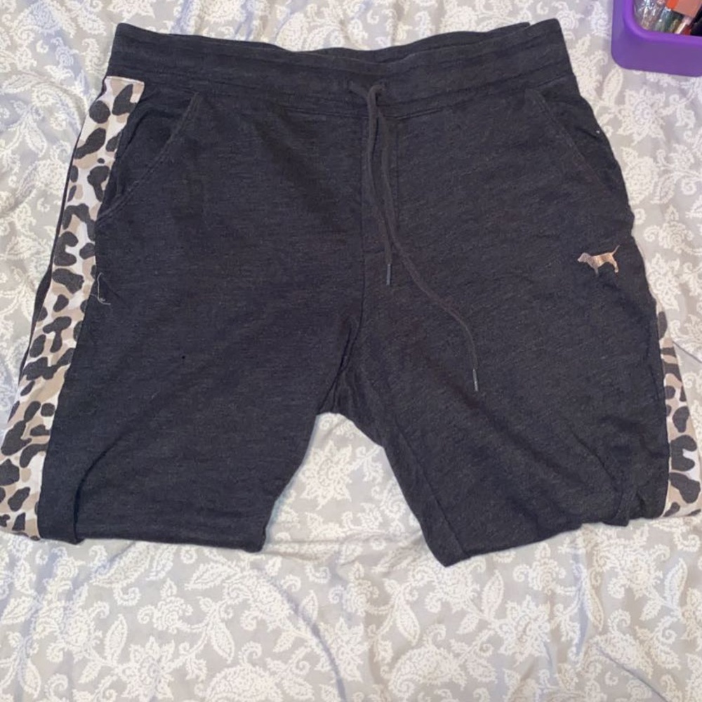 Dark Gray PINK Sweatpants (L)